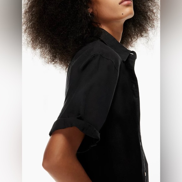 Aritzia Denim Forum Jane Shirt XS Fuchsia - Picture 8 of 10